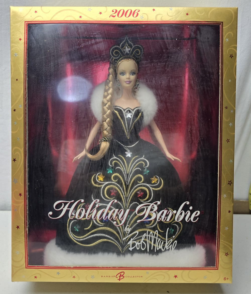 Barbie Mattel 2006 Holiday Doll by Bob Mackie J0949 Mint In Box